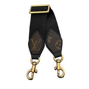 New Custom Replacement Purse Crossbody Strap Made With Authentic LV Canvas